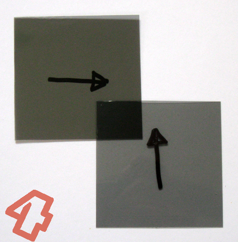 Set: LED-Backlight + Polarisationsfolie + Bivert-Platine