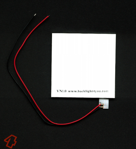 LED-Backlight, 53mm x 53mm, x 1,7mm, weiß